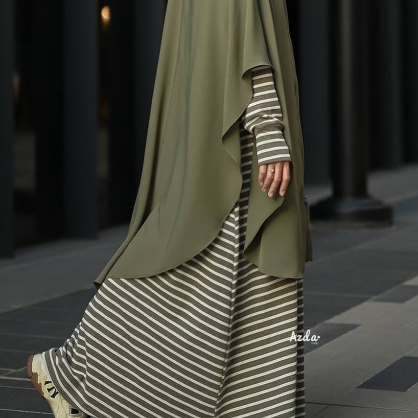 abaya keyren knit by azda