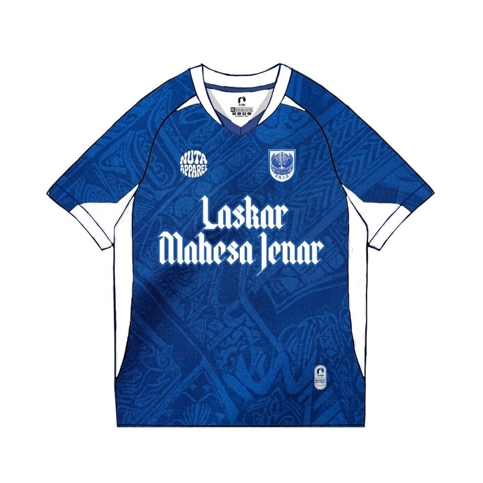 NUTA-Jersey Laskar Mahesa Jenar PSIS Semarang Vintage Casual Unisex Dryfit