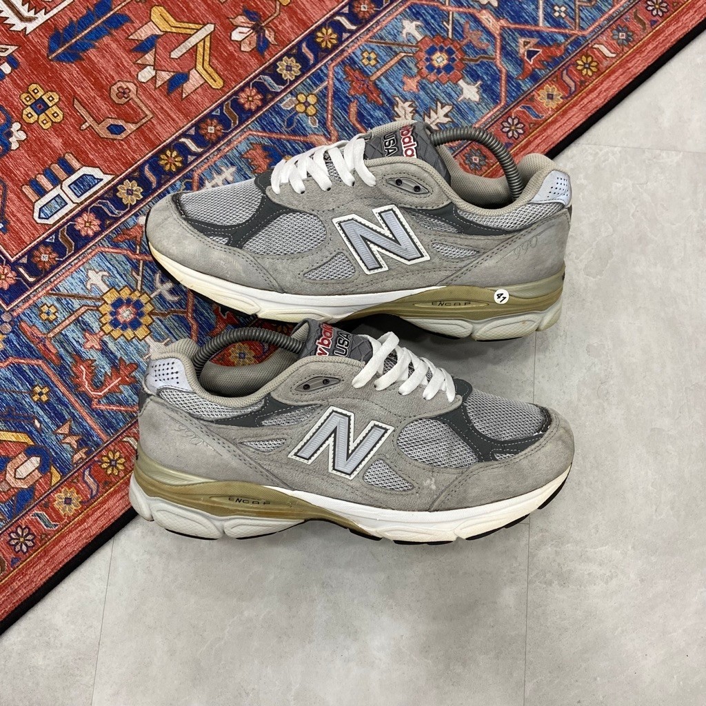 [Size 41] New Balance 990v3 Grey Made in USA Second Original
