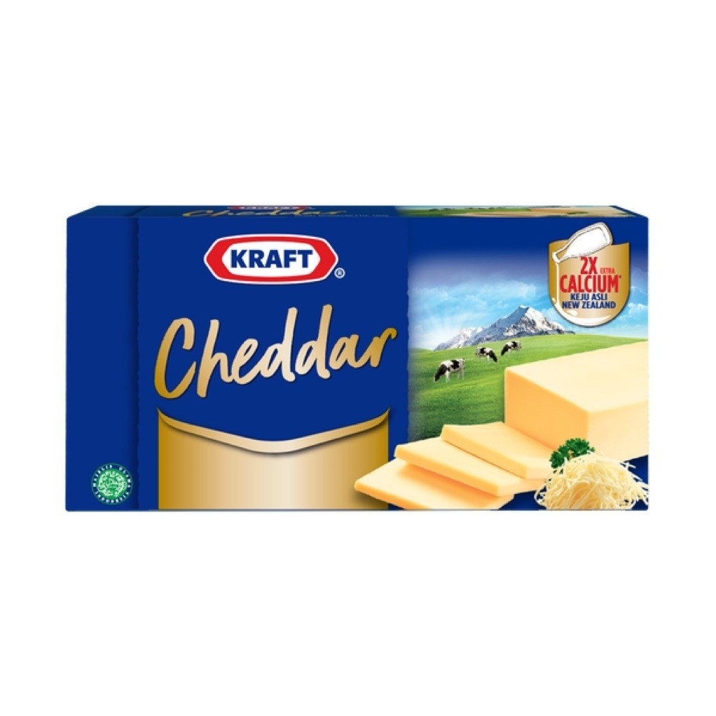 KEJU Kraft Cheddar 150 gr Mudah Dibentuk, Topping Favorit, Aroma Khas