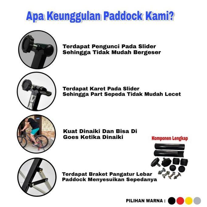 Standar Paddock Sepeda Universal Sepeda Statis | Bike Trainer Indoor Fixie Mtb Outdoor GBR