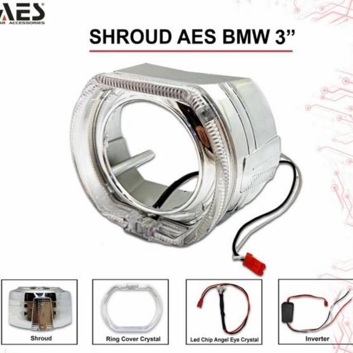 PROJECTOR AES 55W MORIMOTO BLUELENS 3 INCHI MOBIL I PROJIE HID MOBIL