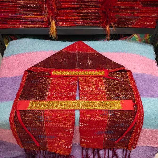 Bambino- Paket 3 Sortali Anak - Ikat Pinggang Anak - Ulos Sadum Hande Hande / Ulos Batak Toba /Ulos 