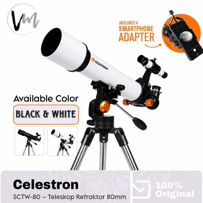 Celestron Telescope Astronomical - SCTW - 80 - Teropong Bintang