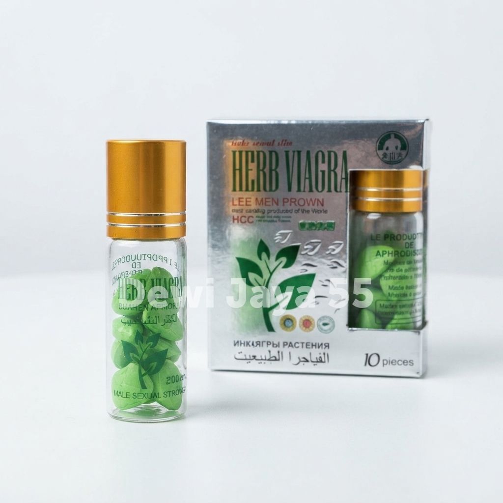 Herbal-Vigra-Hijau-Original Asli 10 Kapsul