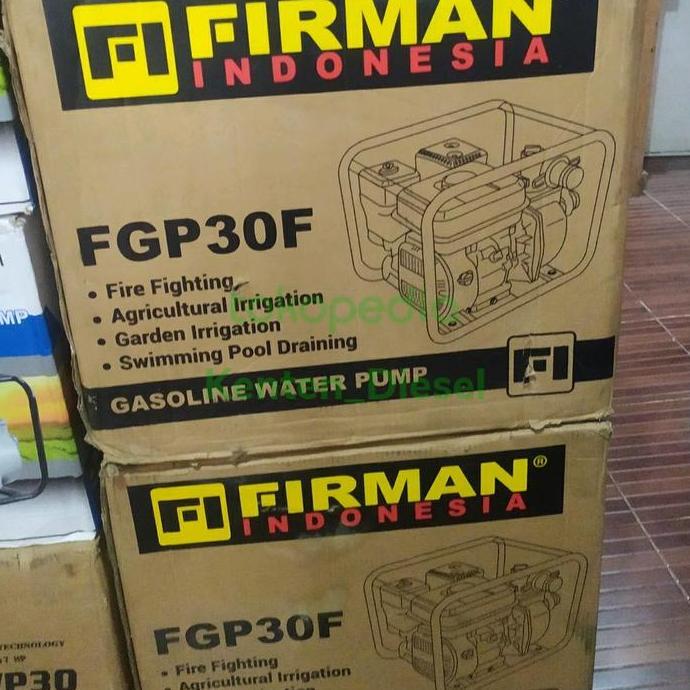 @=@=@=@=] Mesin Pompa Air Irigasi FIRMAN FGP30F gasoline water pump 3 Inch