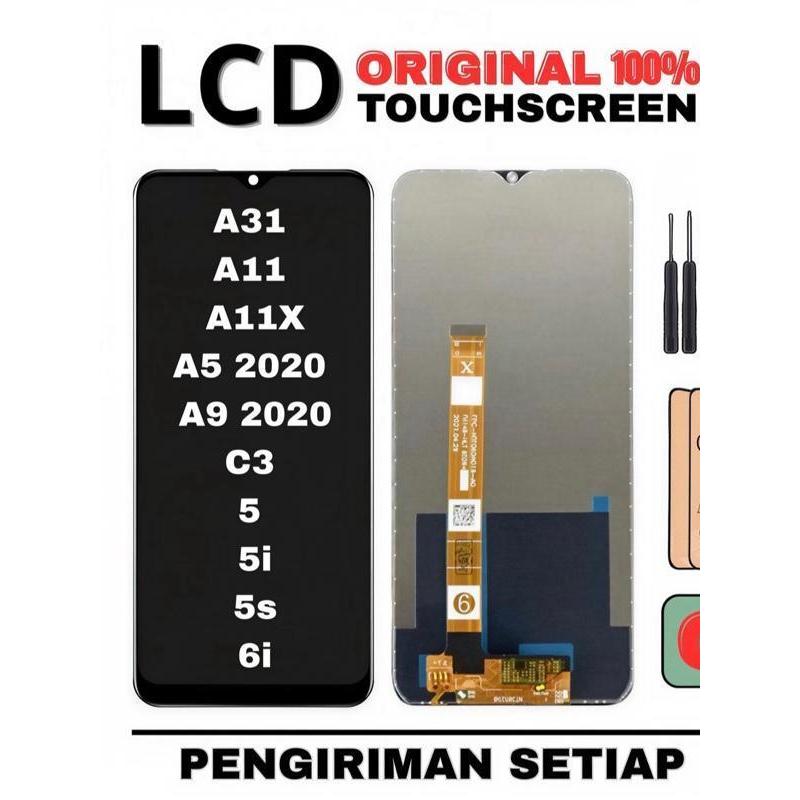 [OG SUPER] Lcd Compatible For Realme 6i / 5i / 5S Full Set Touchscreen OriginaL OG SUPER