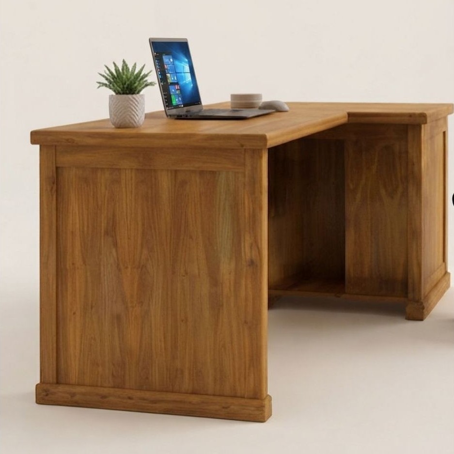 Meja kantor sudut(L-shape)