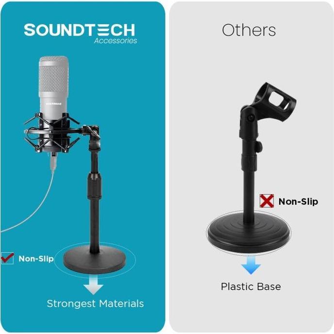 Nada- Soundtech Table Stand For Mic Condenser Soundtech Microphone
