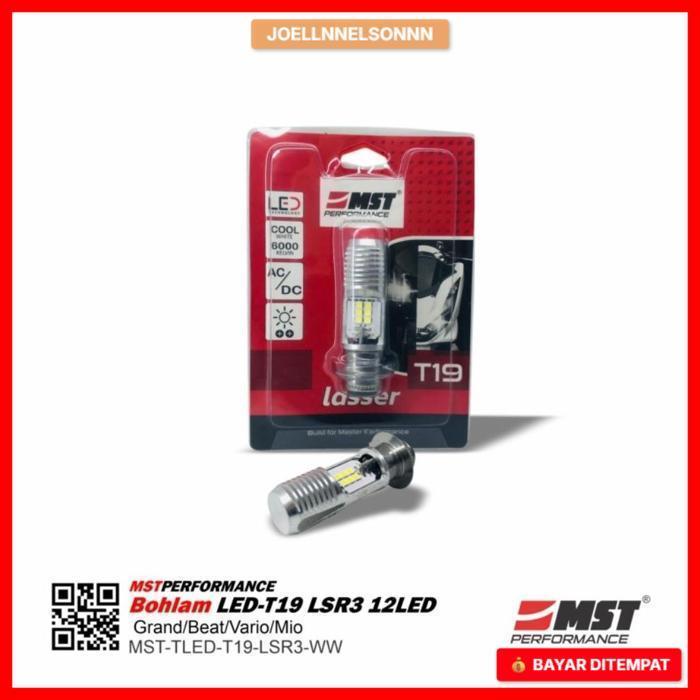 bohlam led mst t19 lsr3 ww