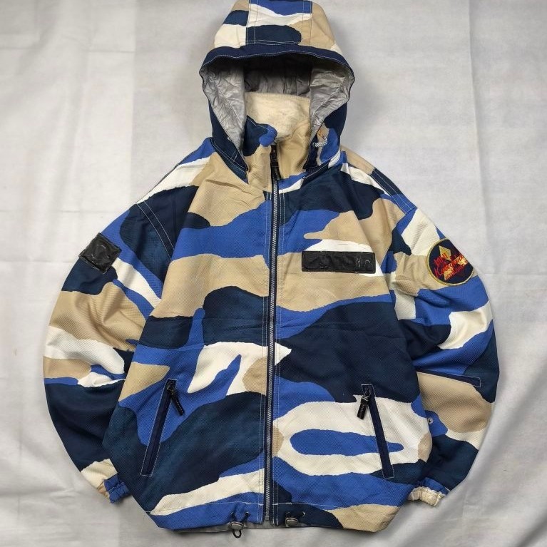 Vtg Goldwin Bikers Camo Jacket