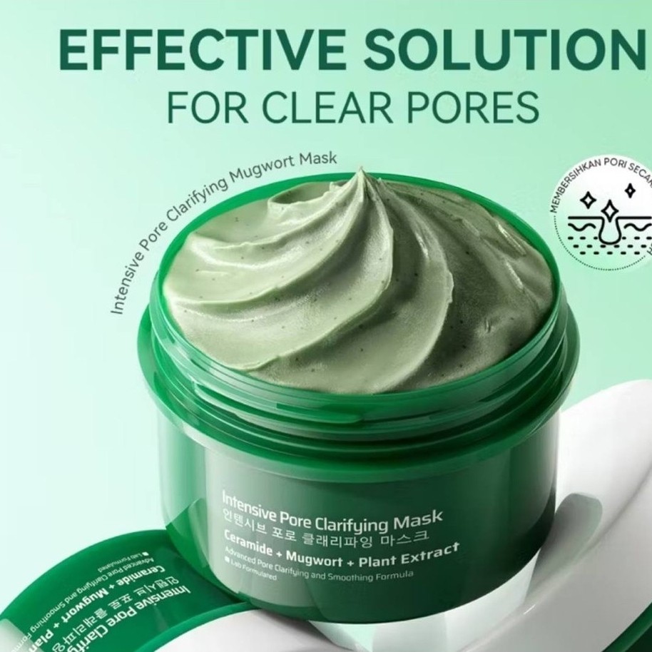 ELFORMULA Intensive Pore Clarifying Mugwort Mask 100 gr - Clay Mask