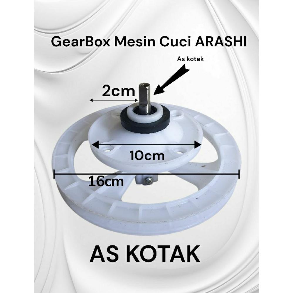 Gearbox Mesin Cuci ARASHI Mini Portable Kapasitas 4,5kg Gearbox mesin cuci Mini Multi Original