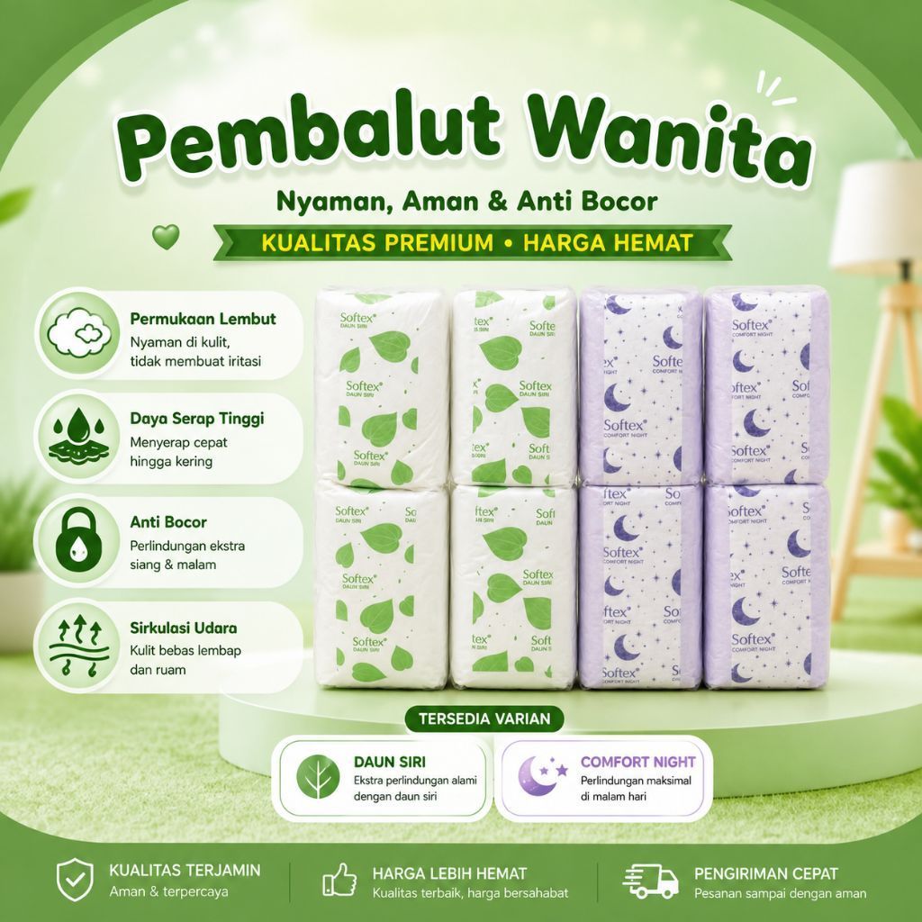 Pembalut wanita isi 50 Pcs Repack