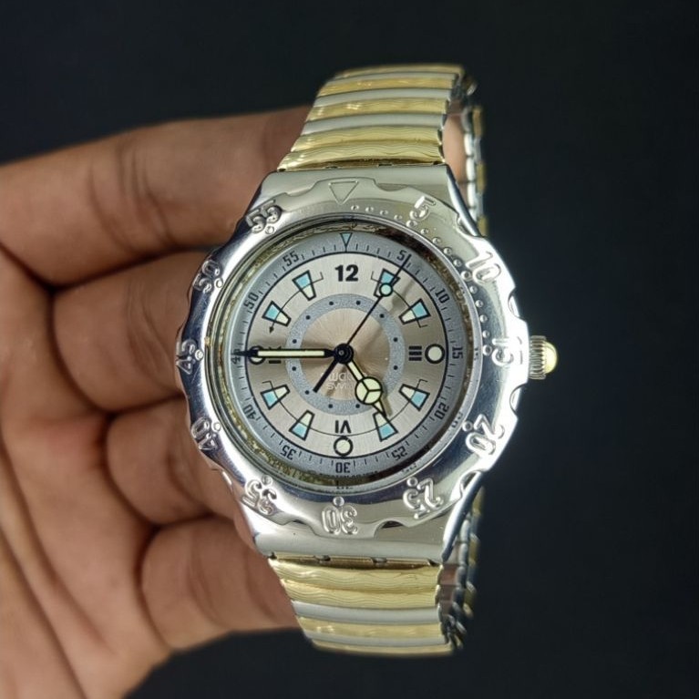 SWATCH IRONY SCUBA SEALIGHTS QUARTZ ORIGINAL