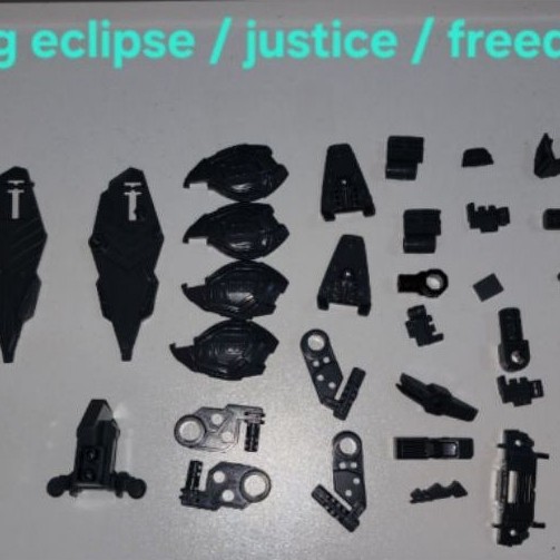 SPARE PART INNER FRAME GUNDAM BANDAI 1/100 MG FREEDOM 2.0 / MG JUSTICE / MG ECLIPSE (SISA PART MG JU