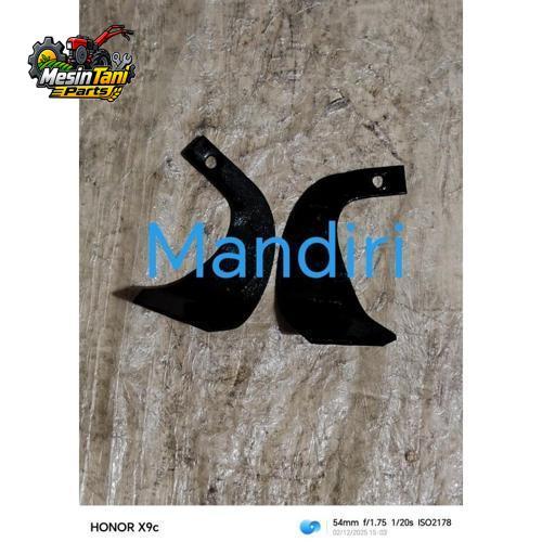2pcs pisau rotary traktor kebon Tiller blade