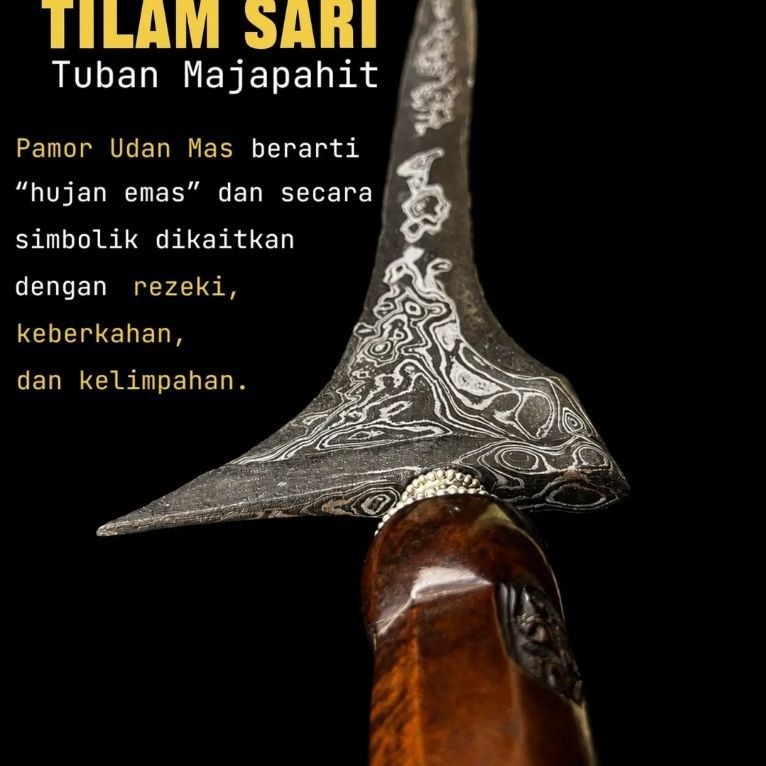Keris Tilam Sari Tuban Majapahit Pamor UdanMas