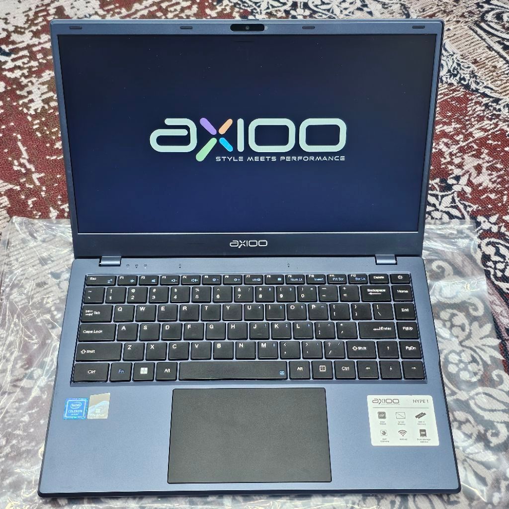 Laptop Leptop Axioo Hype 1 intel Celeron N4020 RAM 4GB SSD 128GB WINDOWS 11 Kondisi Second Pilihan T