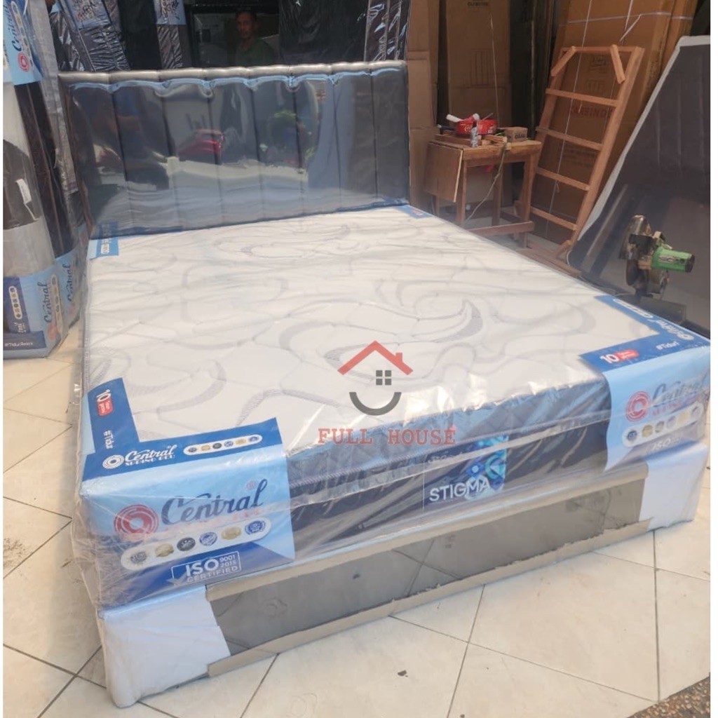 (fullhouse furniture) central springbed stigma series tebal 27 kasur matras tempat tidur dengan diva