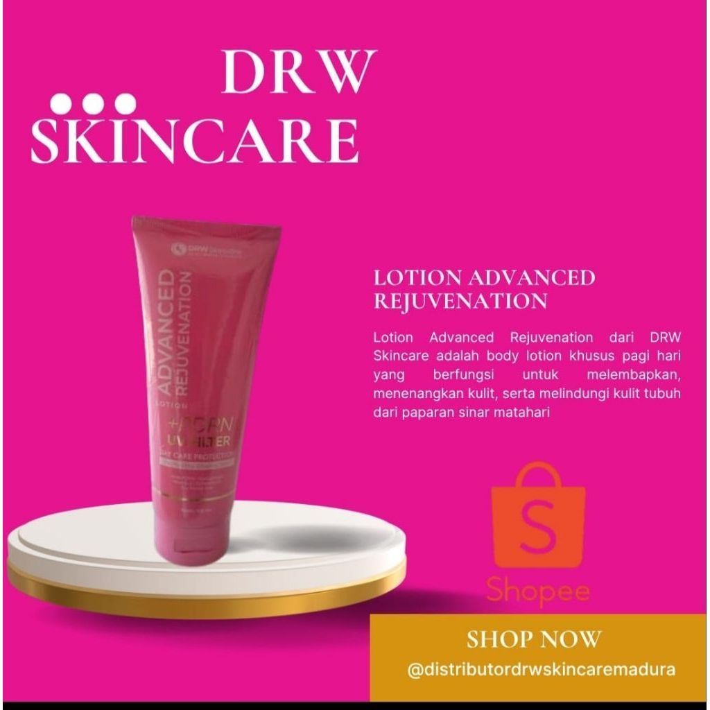 Lotion Advanced Rejuvenation DRW Skincare + lotion brightening rejuvanation drw skincare
