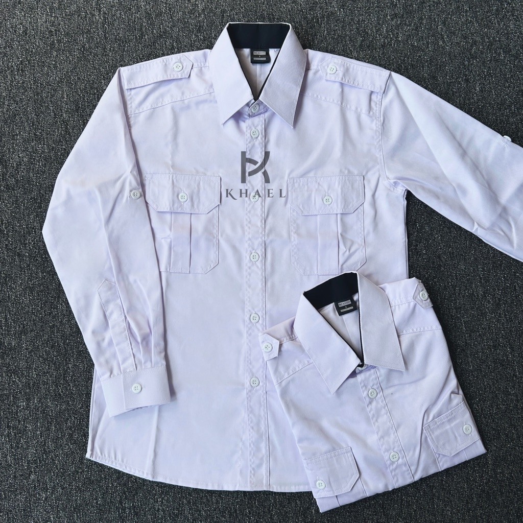 KEMEJA PUTIH PDH/PDL POLOS