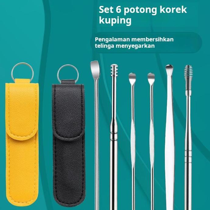 Alat pembersih telinga, alat pembersih telinga spiral, alat pembersih telinga, perlengkapan pembersi