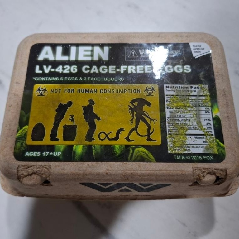 Neca alien cage-free eggs
