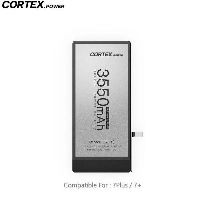 Compo- Cortex Power Baterai Compatible For Iphone 7Plus / 7+ / 7P Double Power Ic Hh Capacity Batre 