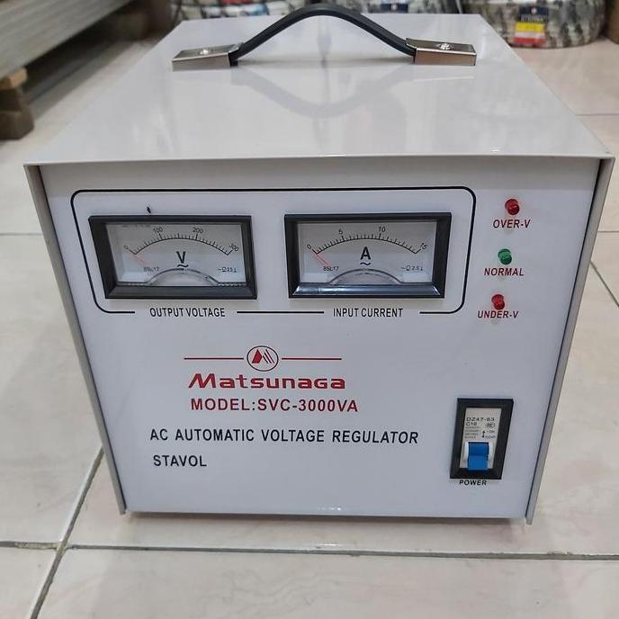 Stabilizer listrik MATSUNAGA 3000wat 3000va 3000watt stavol