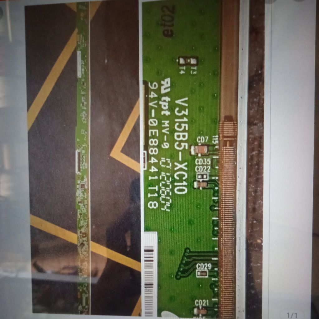 rodo murah ticon tikon tv Samsung 32in tcon t-con model v315b5-xc10 la32d400 la32d450