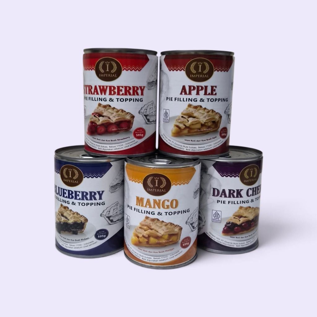 Imperial Pie Filling & Toping (Strawberry/ Apple/ Blueberry/ Dark Cherry & Mango) 595g