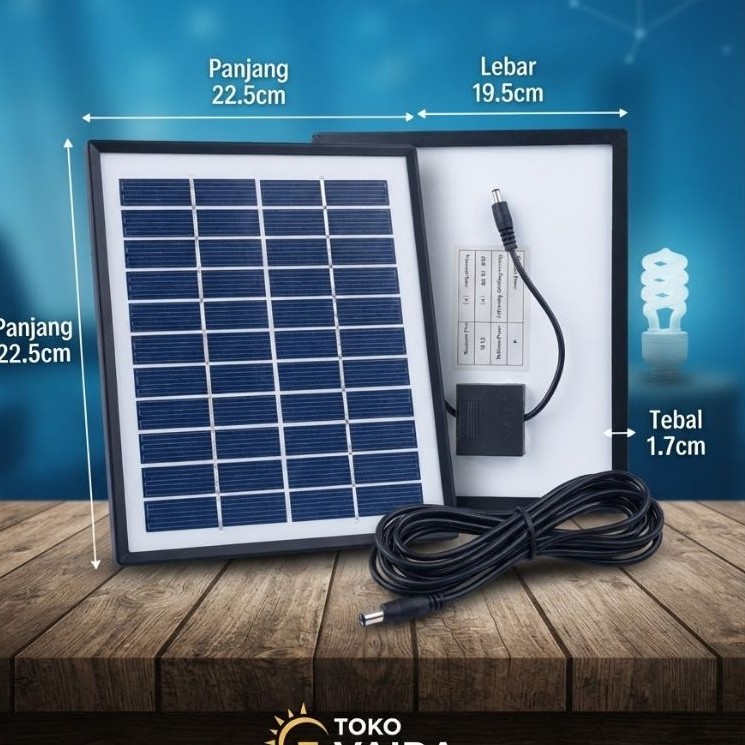 Solar Panel 4 Wp / 12, 5V & 8 Wp 12, 5V