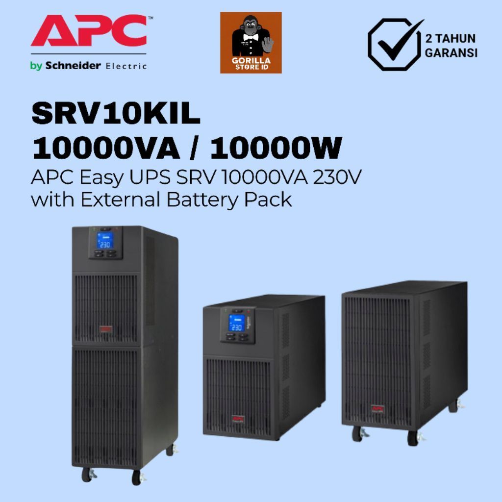 UPS APC 10kva 10000VA 10000WATT SRV10KIL SRV10000 EASY UPS ONLINE