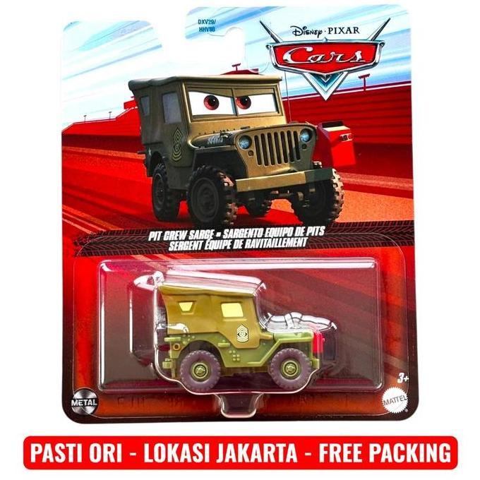 DISNEY PIXAR CARS PIT CREW SARGE DXV29 931Y MT79