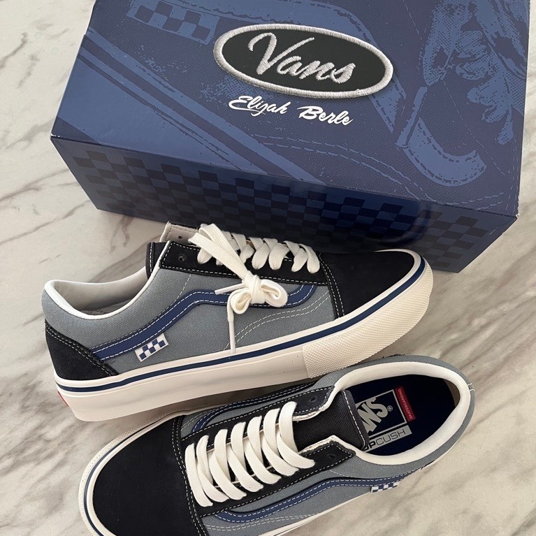 VANS ELIJAH BERLE SKATE OLD SKOOL DUSTY BLUE ORIGINAL