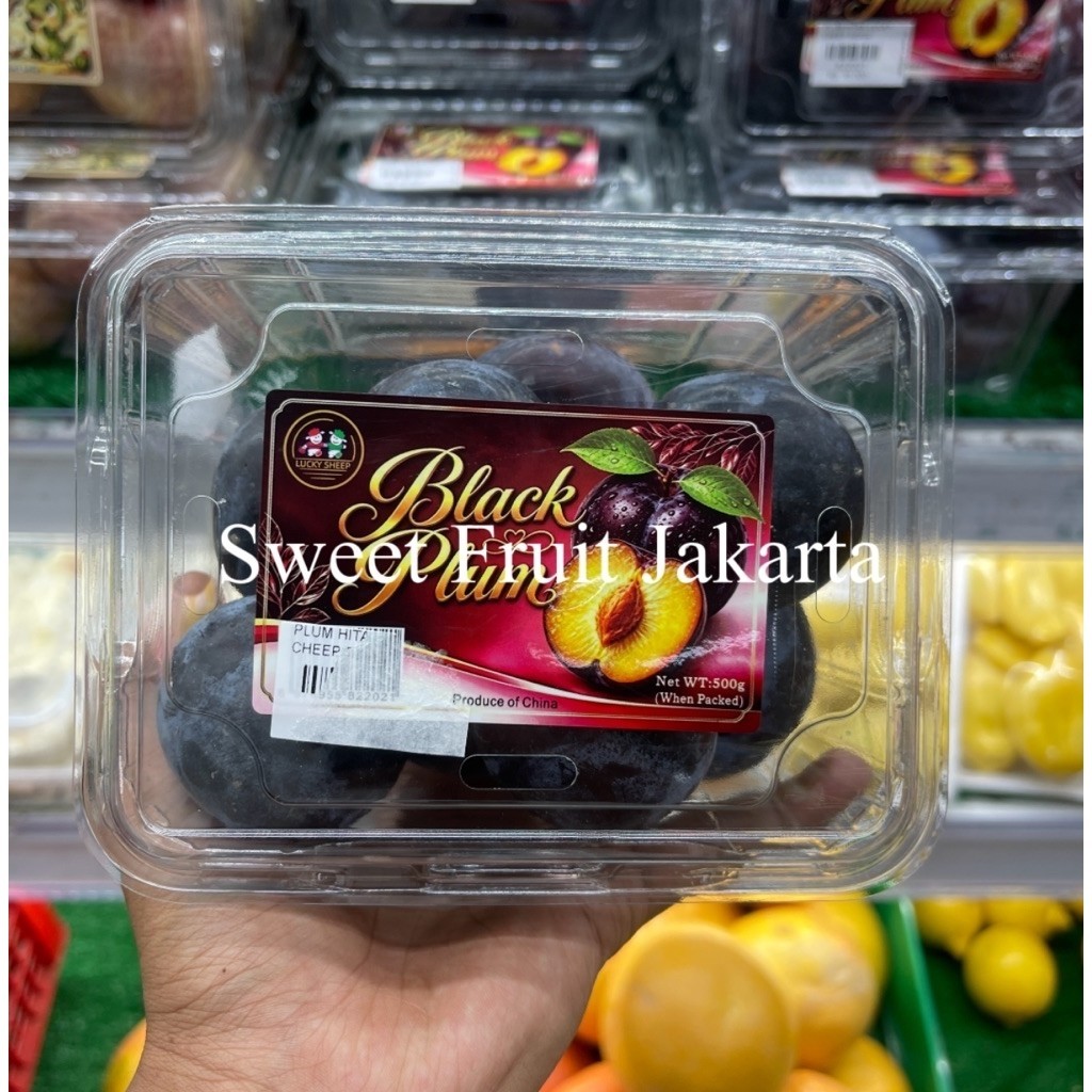 Buah Plum Black Super Fresh / Buah Plum Black Import / Pack
