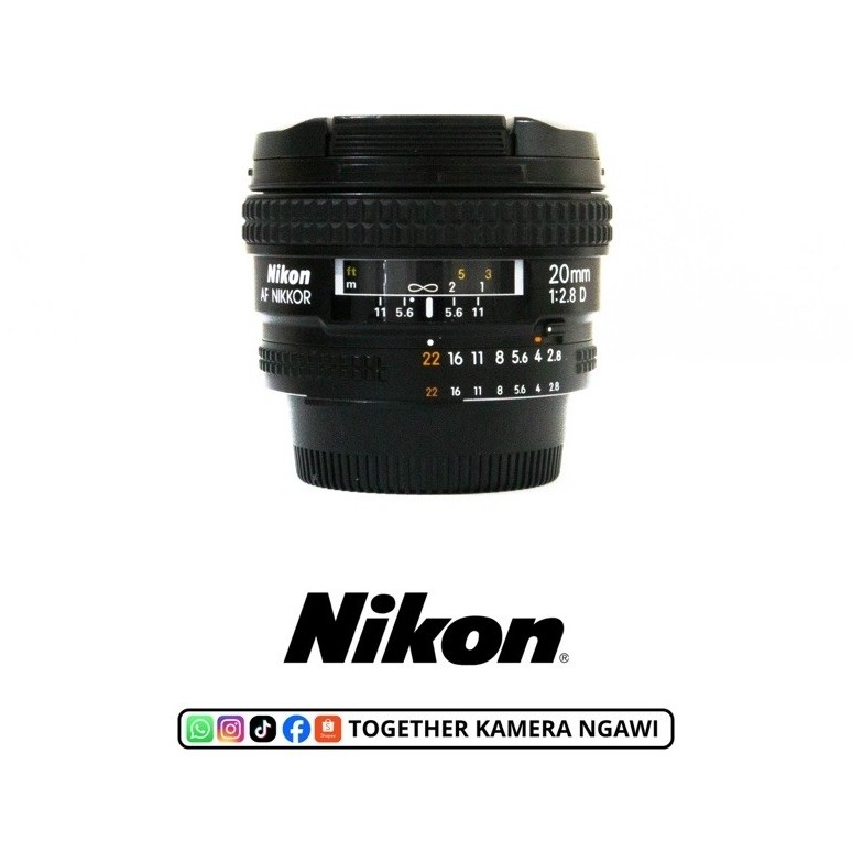 Lensa Nikon AF NIKKOR 20mm f/2.8