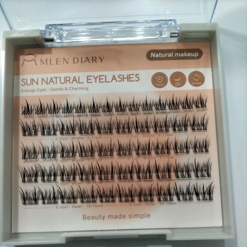 (6977057252703) MLEN DIARY Galax series SUN NATURAL EYELASHES