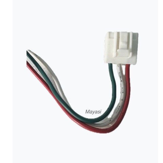 Kabel soket ecu ecm 3 pin Yamaha aerox 155,Lexi 125,free go 125,new N-max.