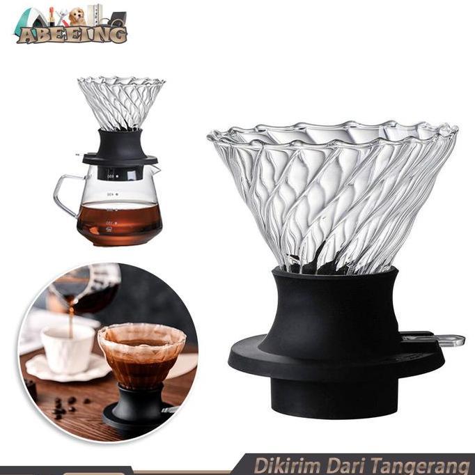 NEW Immersion Dripper Switch V60 Immersion Dripper Glass Clever Drip Kopi