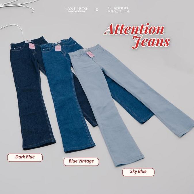 [EastRose] Attention Slim-Fit Jeans [EastRose X Shannon Dorothea] The Denim Club Collection | Celana