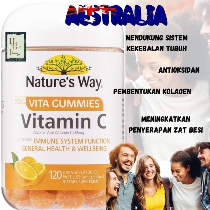 nature's way adult vita gummies vitamin c 120 gummies