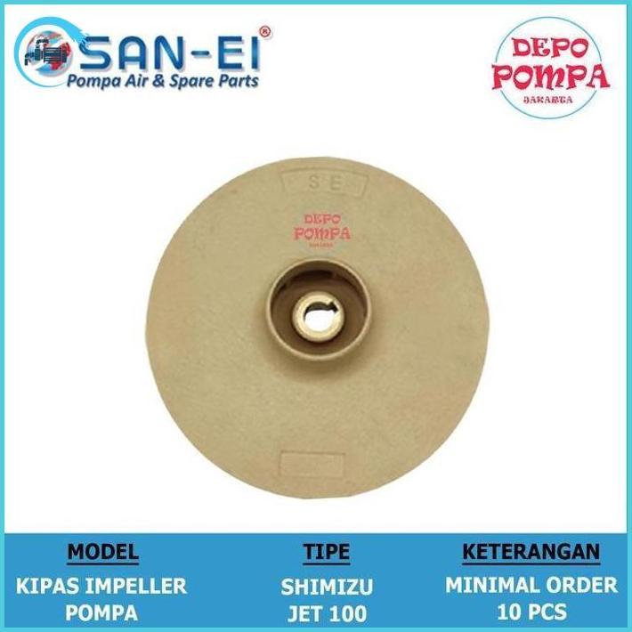 Kipas Impeller Shimizu Semi Jet 100 / Impeller Gading Best Quality