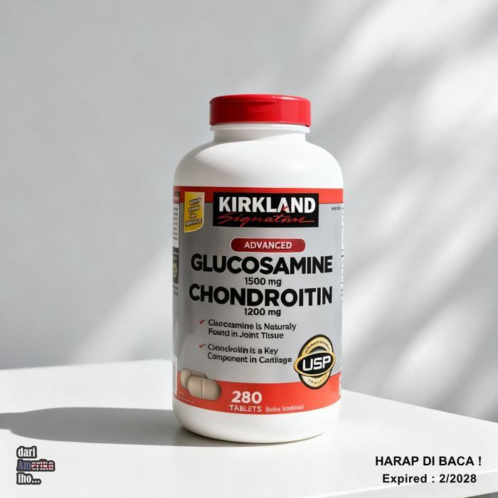 Kirkland Glucosamine 1500mg Chondroitin 1200mg 280 Tabs