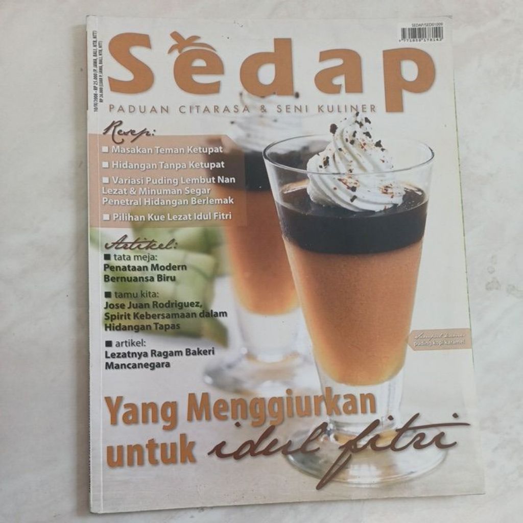Majalah Sedap /Majalah bekas/Resep Masakan