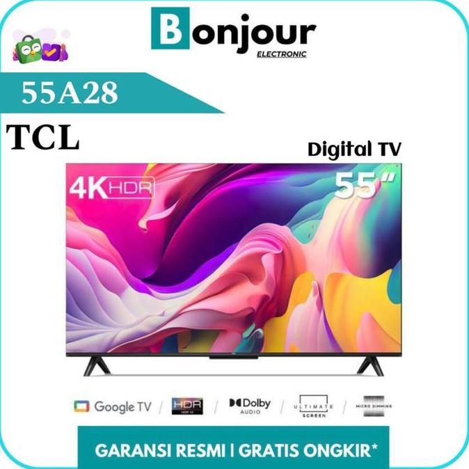 Google Tv Tcl 55A28 55" Inch Android Google Tv 55 Inch 4K Tv 55A28 Tcl