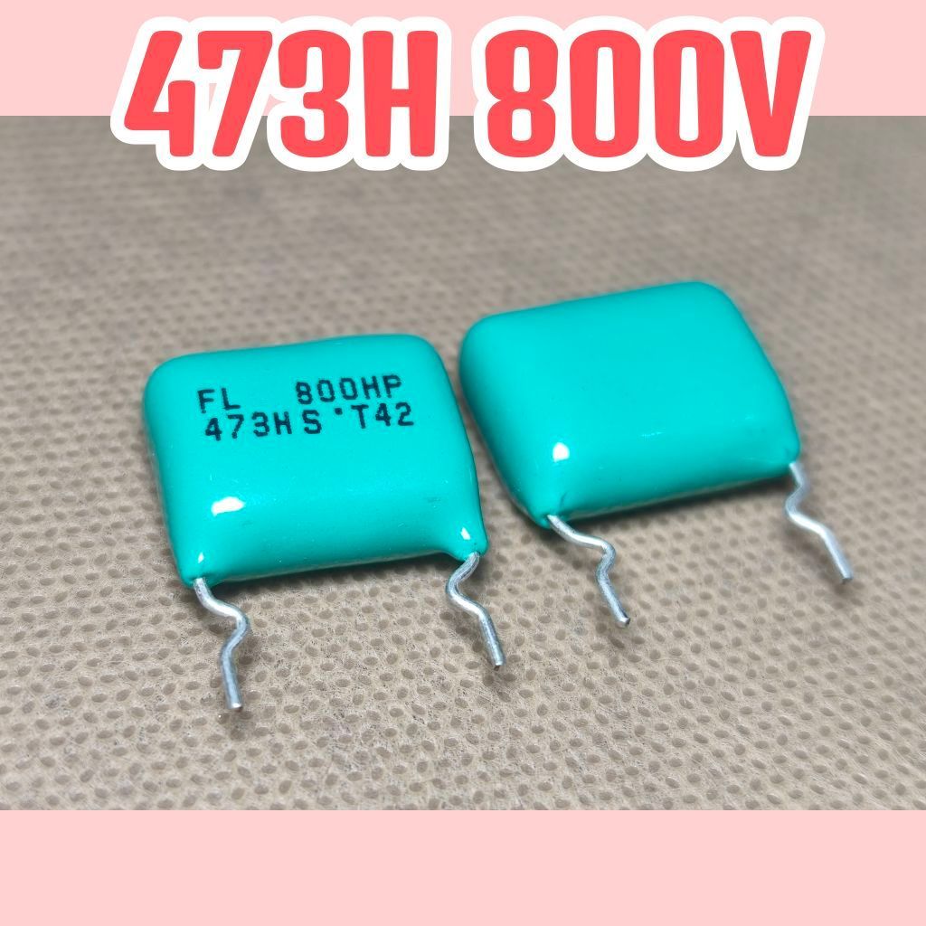 Kapasitor keramik ceramic capasitor milar mylar 473H 800V 47nF 800V 47 nF 800 V 0.047uF 0,047uF 800V