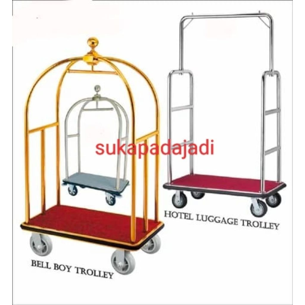 Troli Hotel / Trolley Hotel Koper / Trolley Luggage / Trolley Koper / Trolley Bellboy