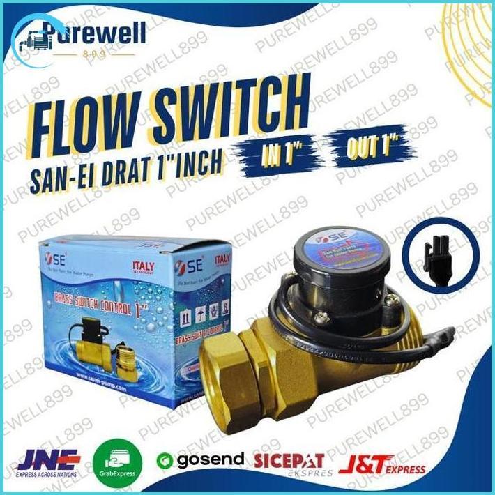 Flow Switch Sanei 1 Inch - Flow Switch 1X1 San-Ei - Flow Switch Pompa Booster Pompa Dorong Hemat
